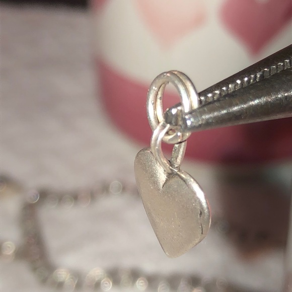 CHARM Heart SILVER .925 - Picture 2 of 7